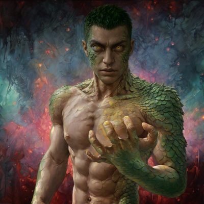 Grip / Agrippa — character portrait from Gold, Green and Red