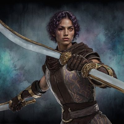 Mithra — character portrait from Gold, Green and Red