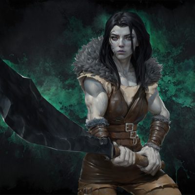 Nilishli — character portrait from Gold, Green and Red