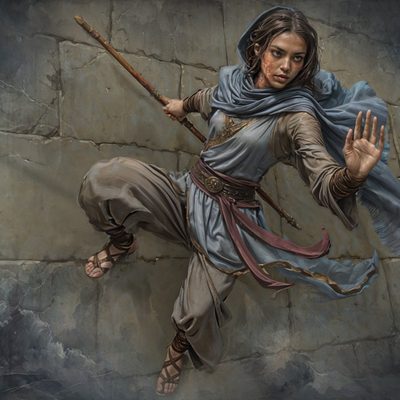 Rasinia — character portrait from Gold, Green and Red