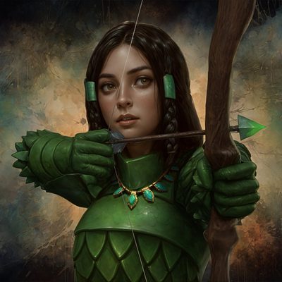 Weisa — character portrait from Gold, Green and Red